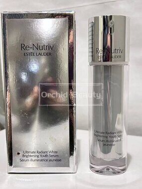 New Estee Lauder Re-nutriv Ultimate Radiant White Brightening Youth Serum~30 ml
